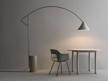 Compass golvlampa - Silver - HAY