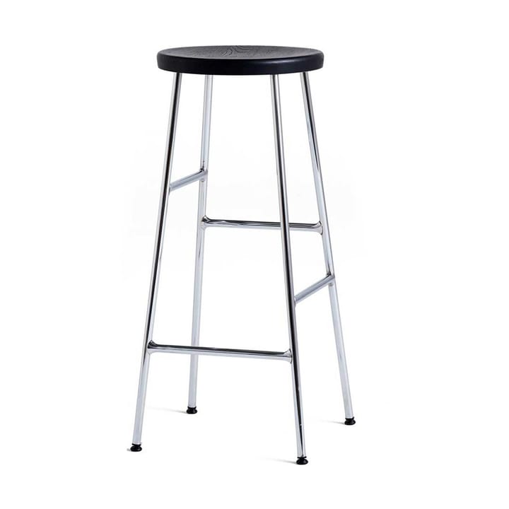 Cornet barpall 75 cm - Soft black oak-chrome - HAY