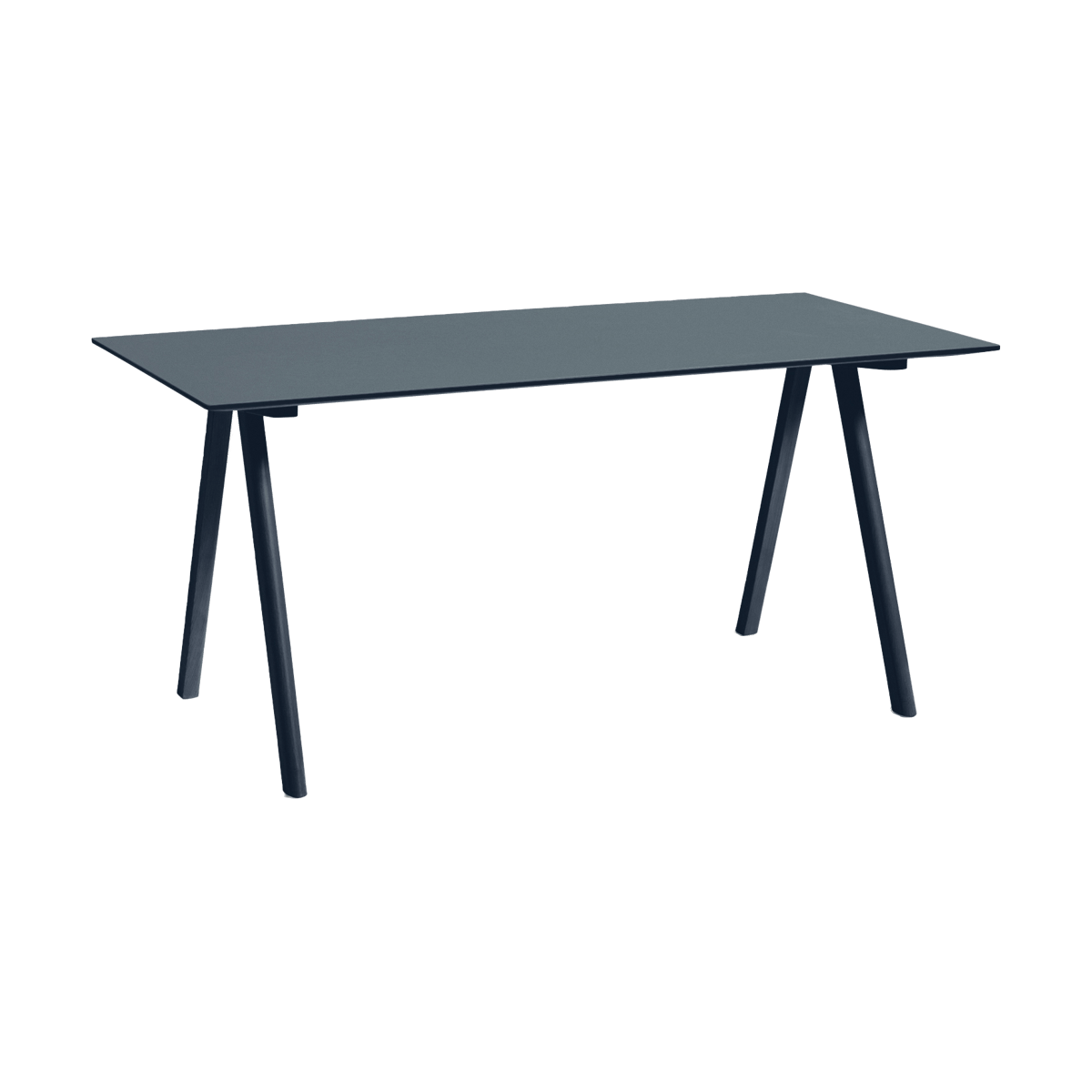 HAY CPH10 2.0 skrivbord 80x160 cm y blue linoleum-deep blue