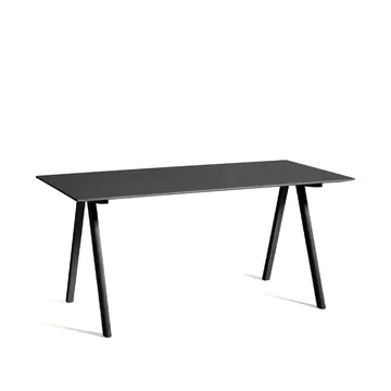 CPH10 skrivbord - Black linoleum-ekstativ svart - HAY