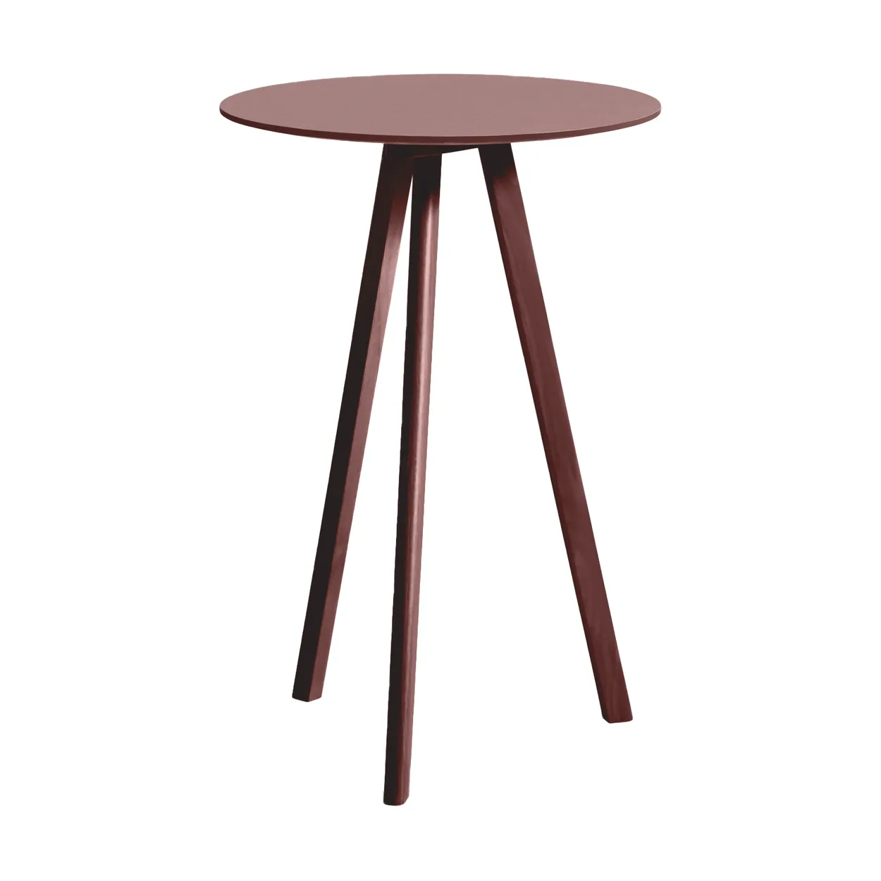 HAY CPH20 2.0 barbord 70 cm Burgundy linoleum-Bordeaux