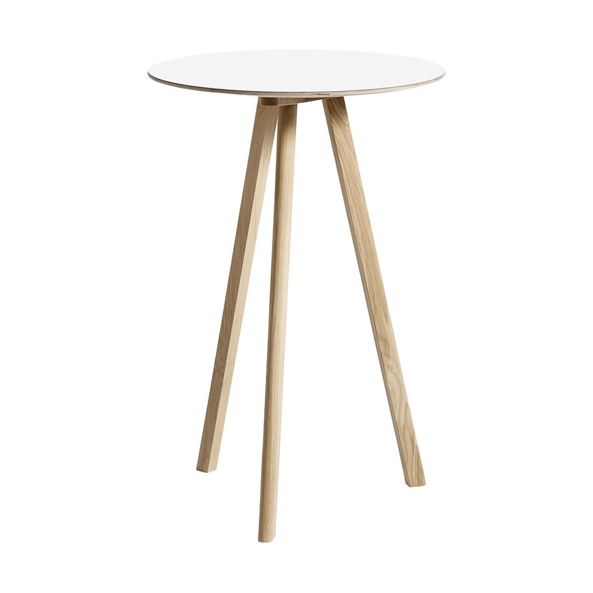 HAY CPH20 2.0 barbord 70 cm White laminate-lacquered oak