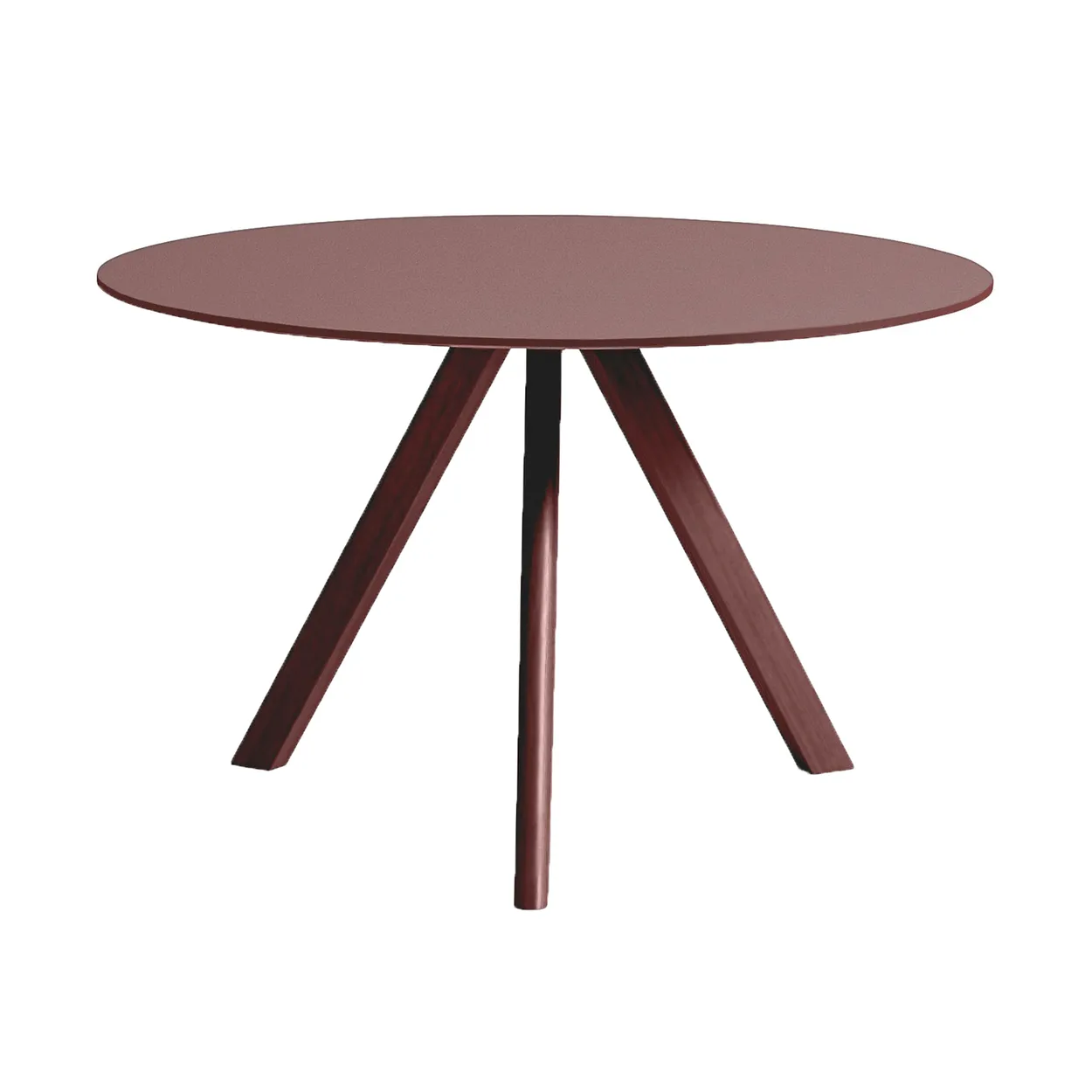 HAY CPH20 2.0 matbord 120 cm Burgundy linoleum-bordeaux