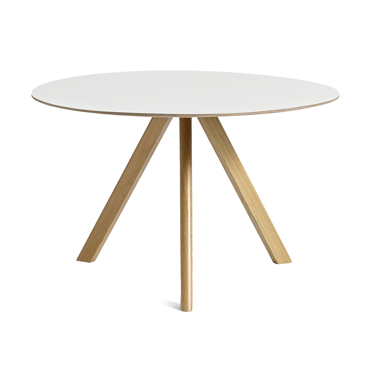 HAY CPH20 2.0 matbord 120 cm White laminate-lacquered oak