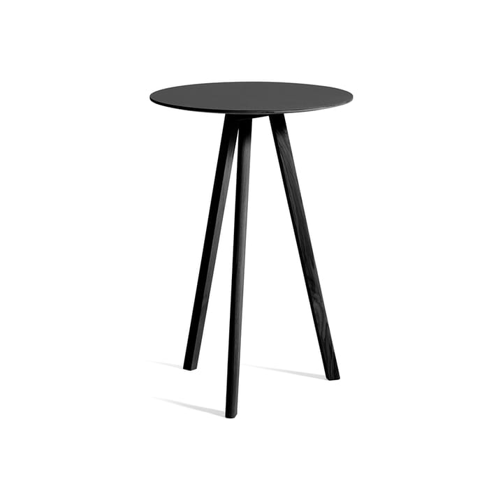 CPH20 barbord, Black linoleum-svartlackad ek HAY
