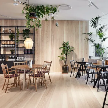 CPH20 Round matbord - Oak-Ø120 cm-ek - HAY