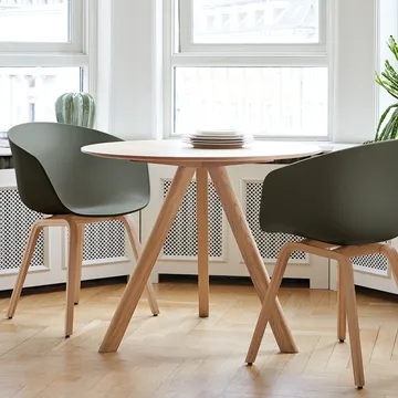 CPH20 Round matbord - Oak-Ø120 cm-ek - HAY