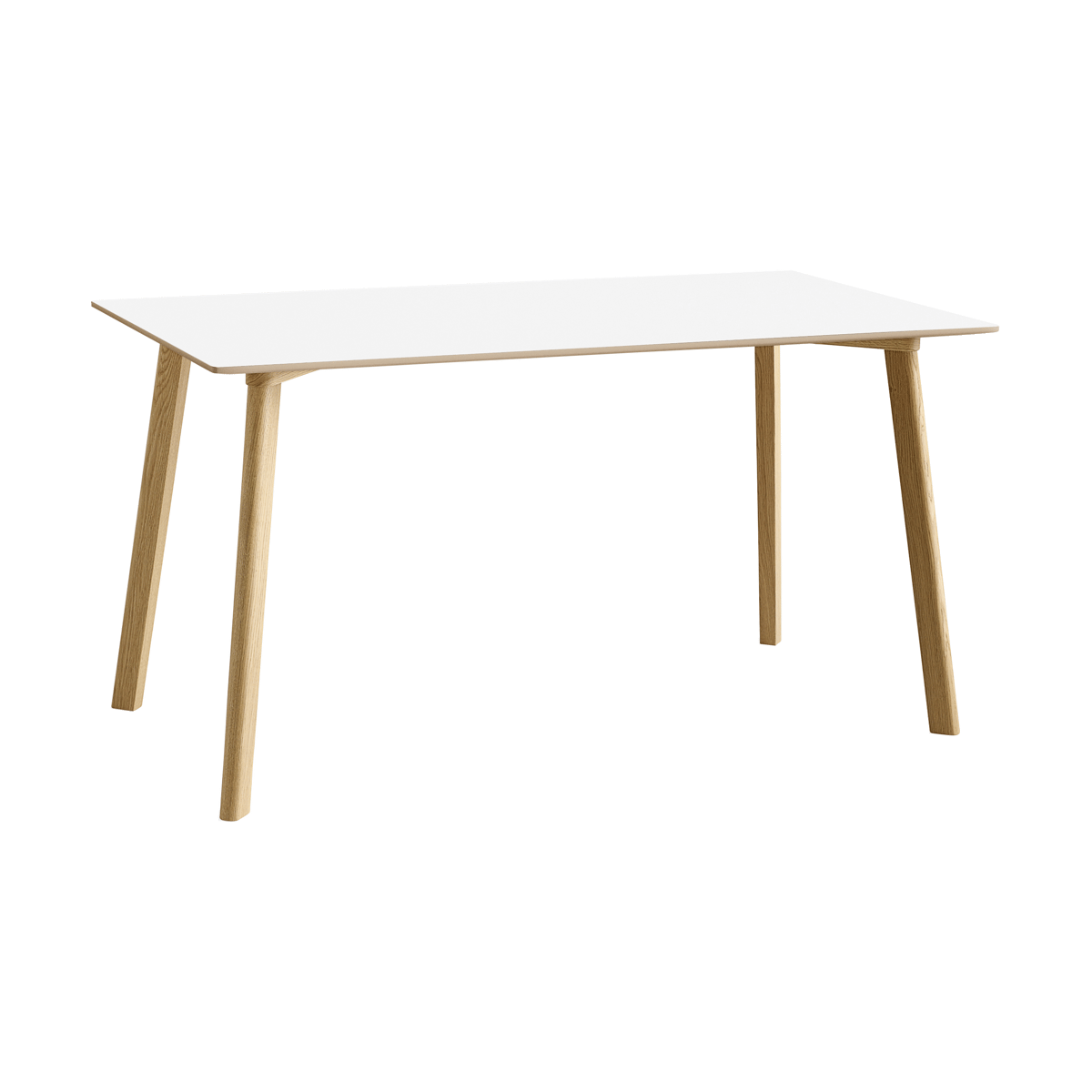 HAY CPH210 Deux 2.0 bord 75x140 cm Pearl white-lacquered oak