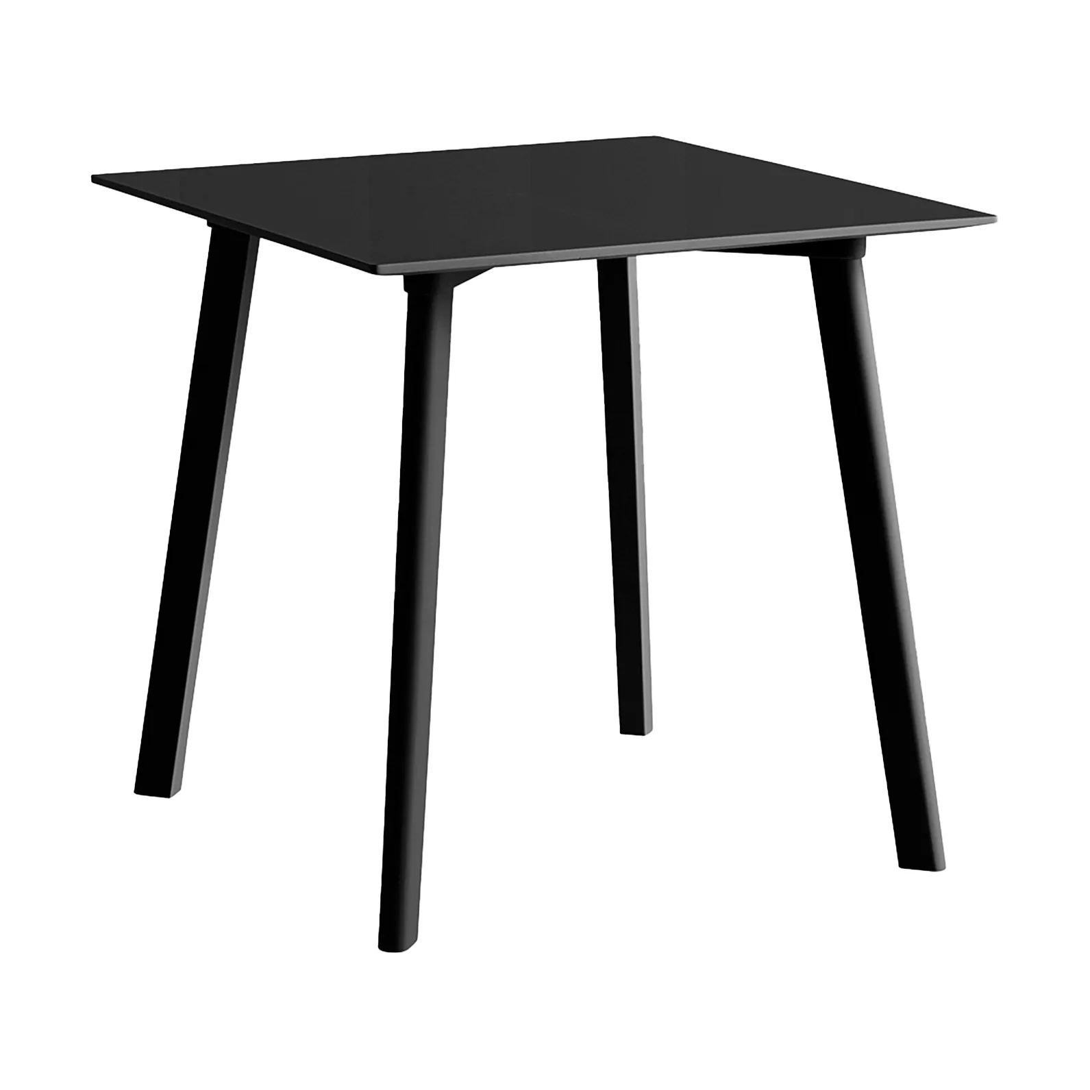 CPH210 Deux 2.0 bord 75x75 cm, Black water based-beech HAY