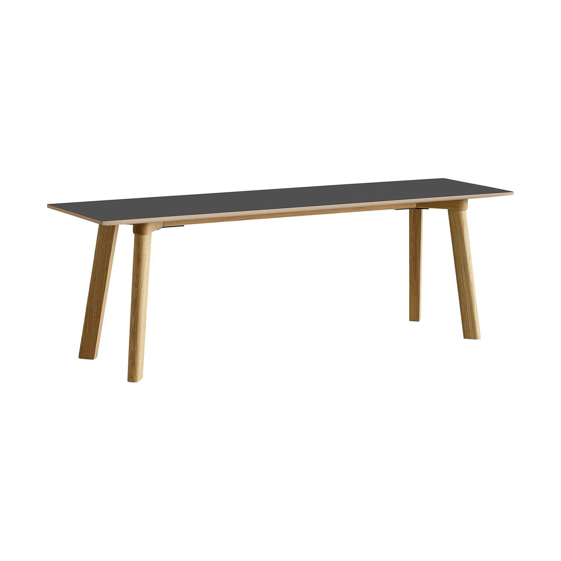 CPH215 Deux 2.0 bänk 140 cm, Stone grey-lacquered oak HAY