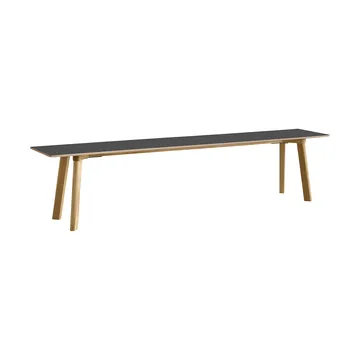 CPH215 Deux 2.0 bänk 200 cm - Stone grey-lacquered oak - HAY