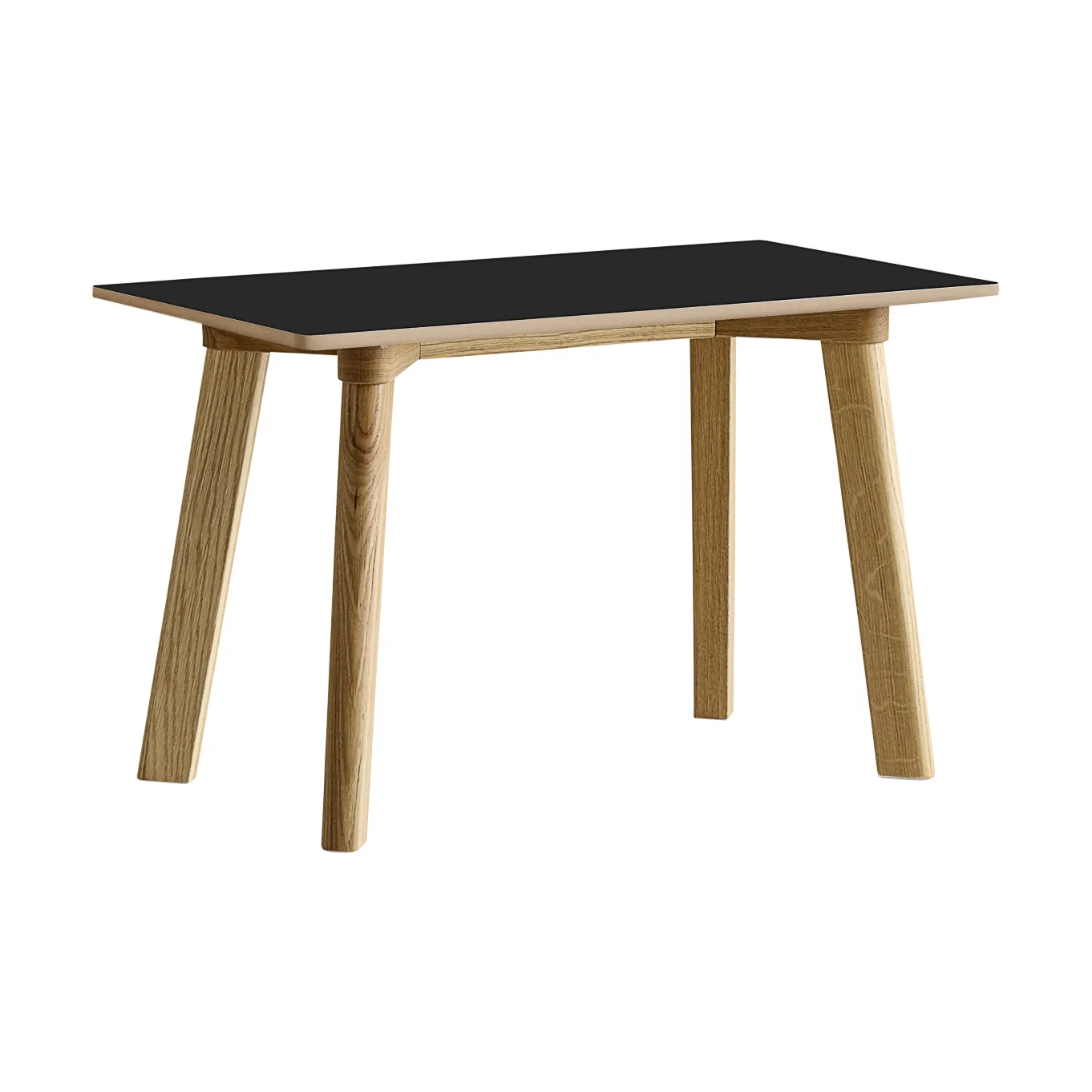 CPH215 Deux 2.0 bänk 75 cm, Black laminate-lacquered oak HAY