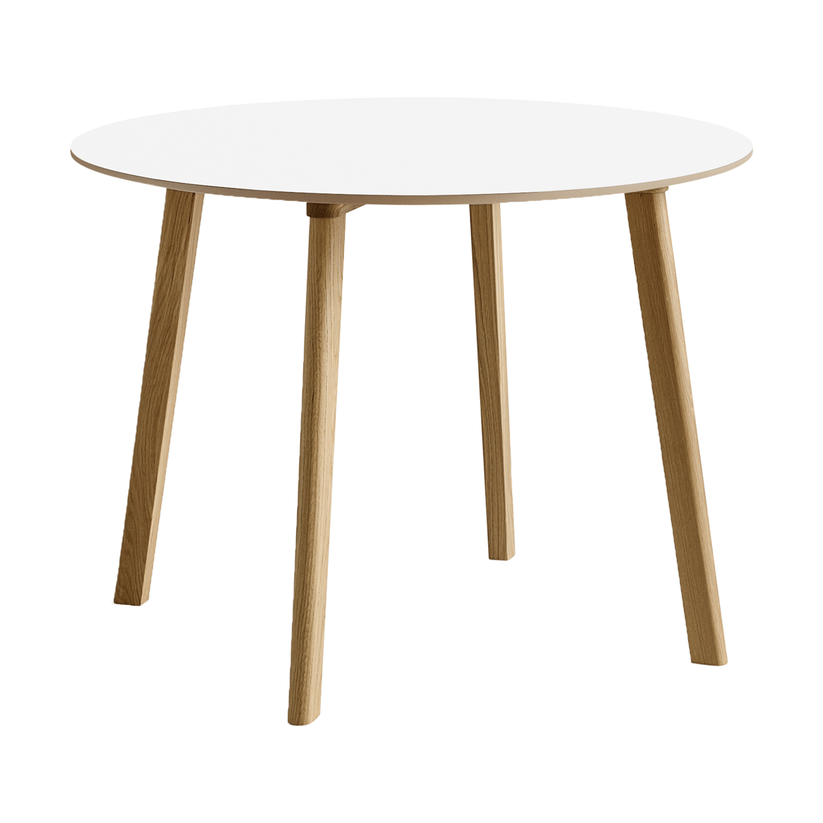 HAY CPH220 Deux 2.0 bord 98 cm Pearl white-lacquered oak