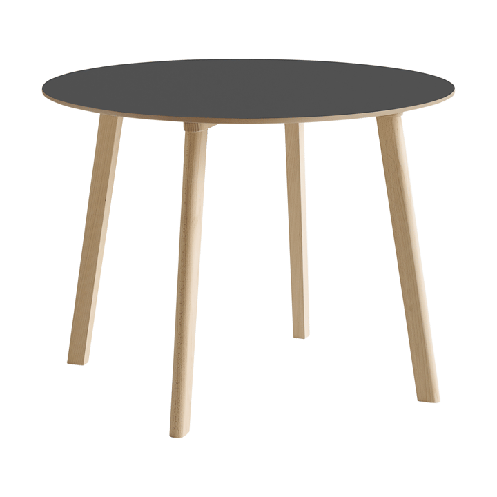 CPH220 Deux 2.0 bord Ø98 cm - Stone grey-untreated beech - HAY