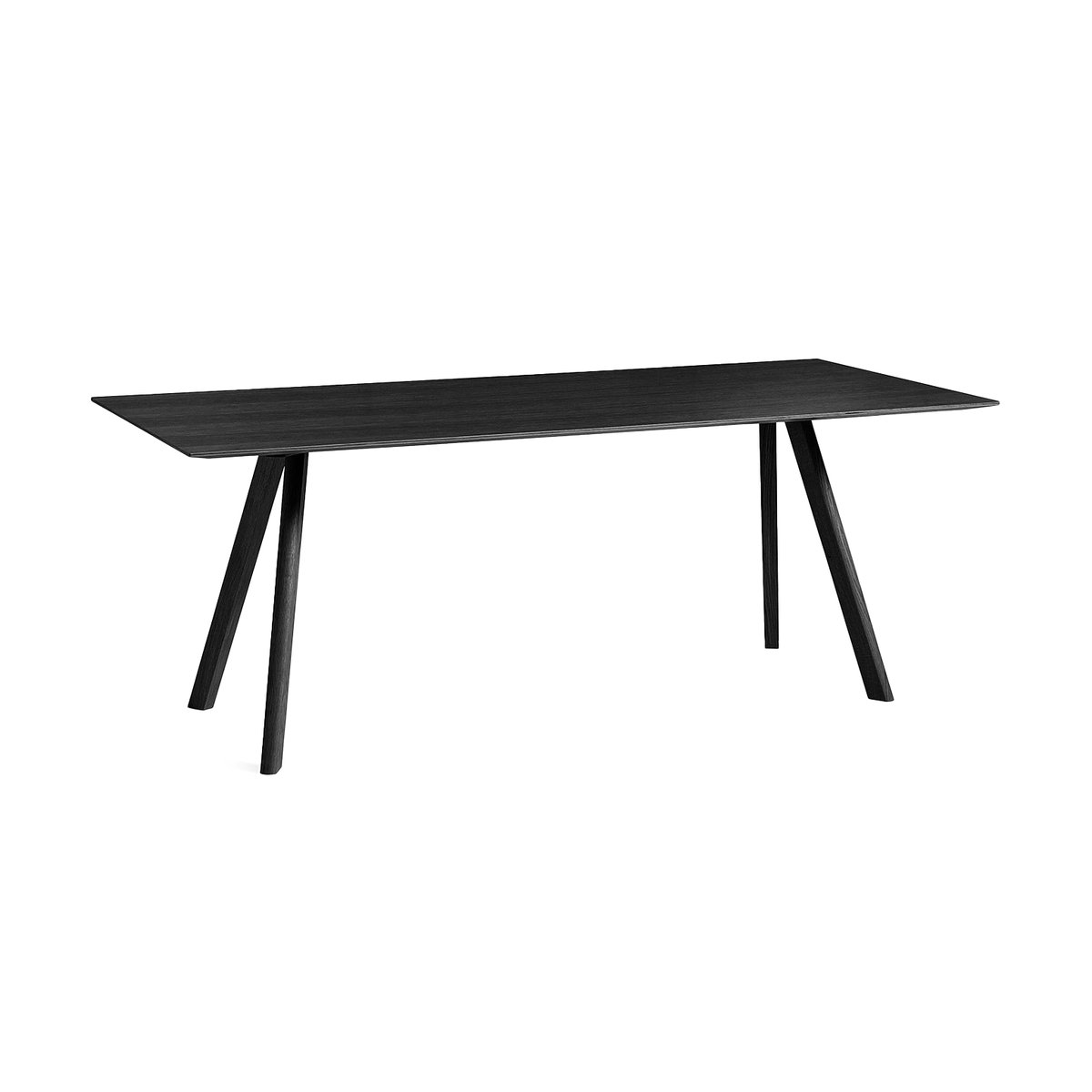 HAY CPH30 2.0 matbord 90x200 cm Black-lacquered oak veneer