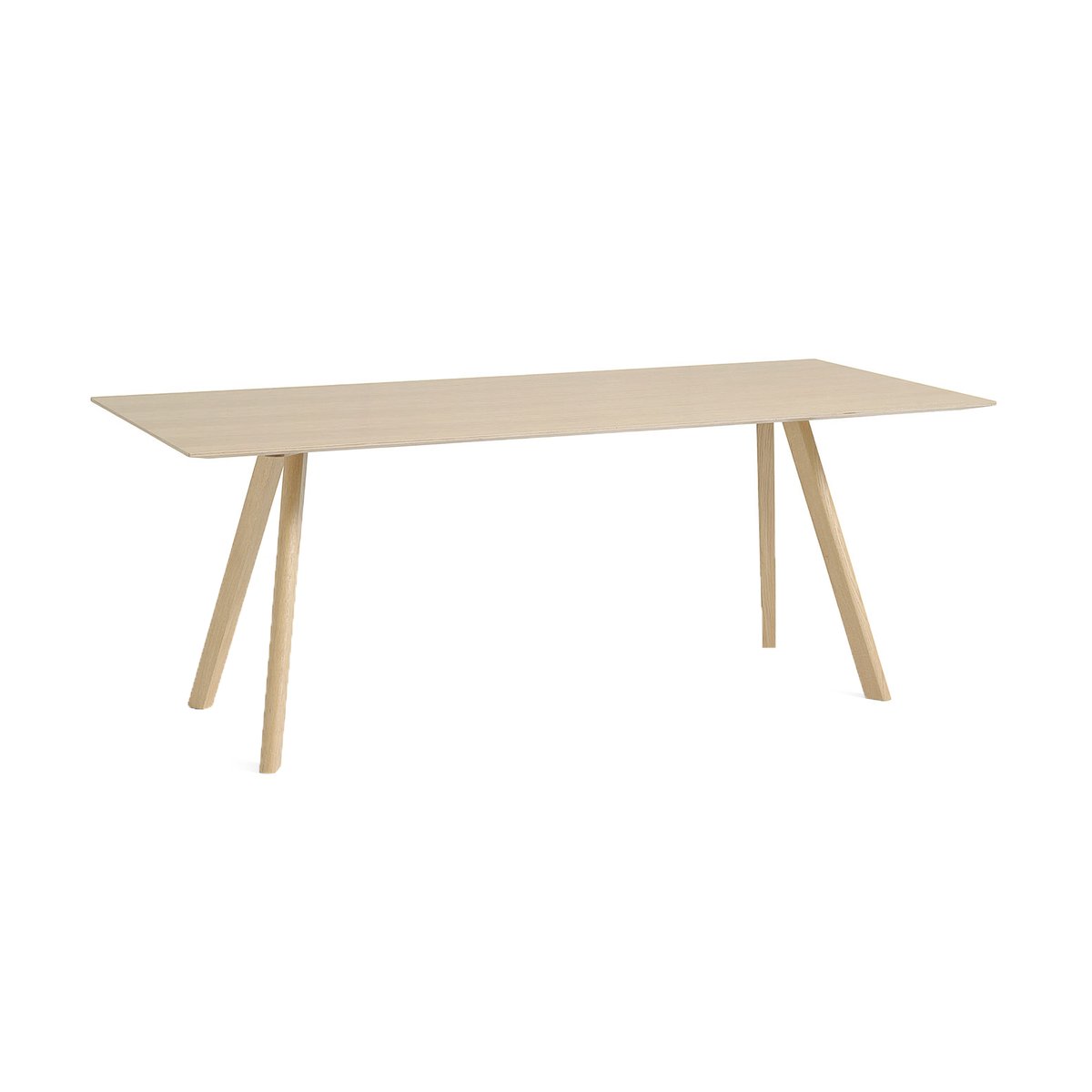 HAY CPH30 2.0 matbord 90x200 cm Lacquered oak-oak veneer