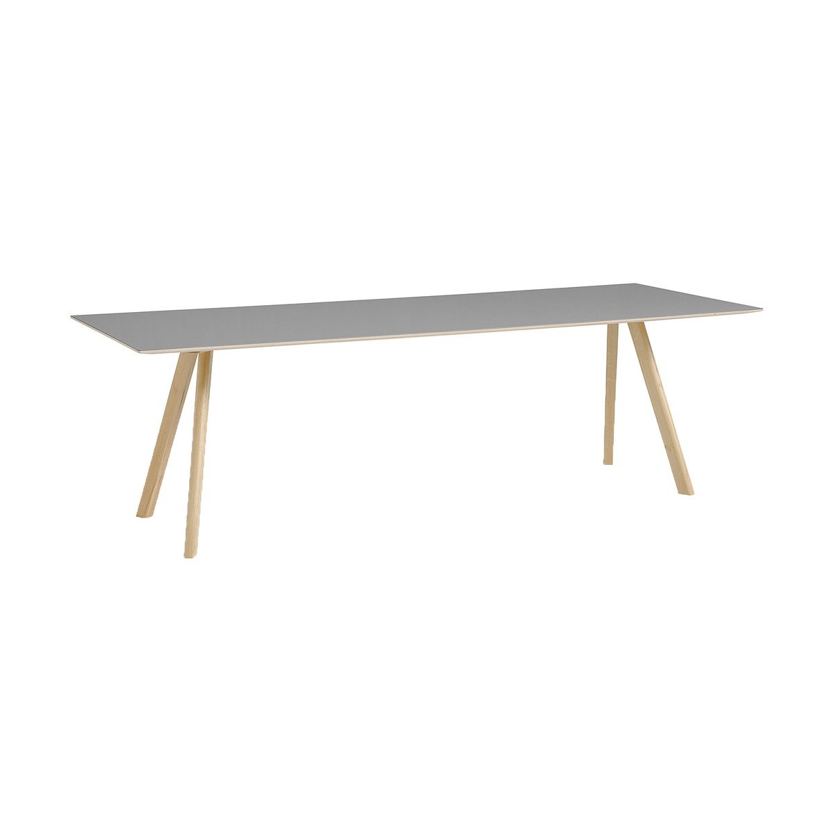 HAY CPH30 2.0 matbord 90x250 cm Grey linoleum-lacquered oak