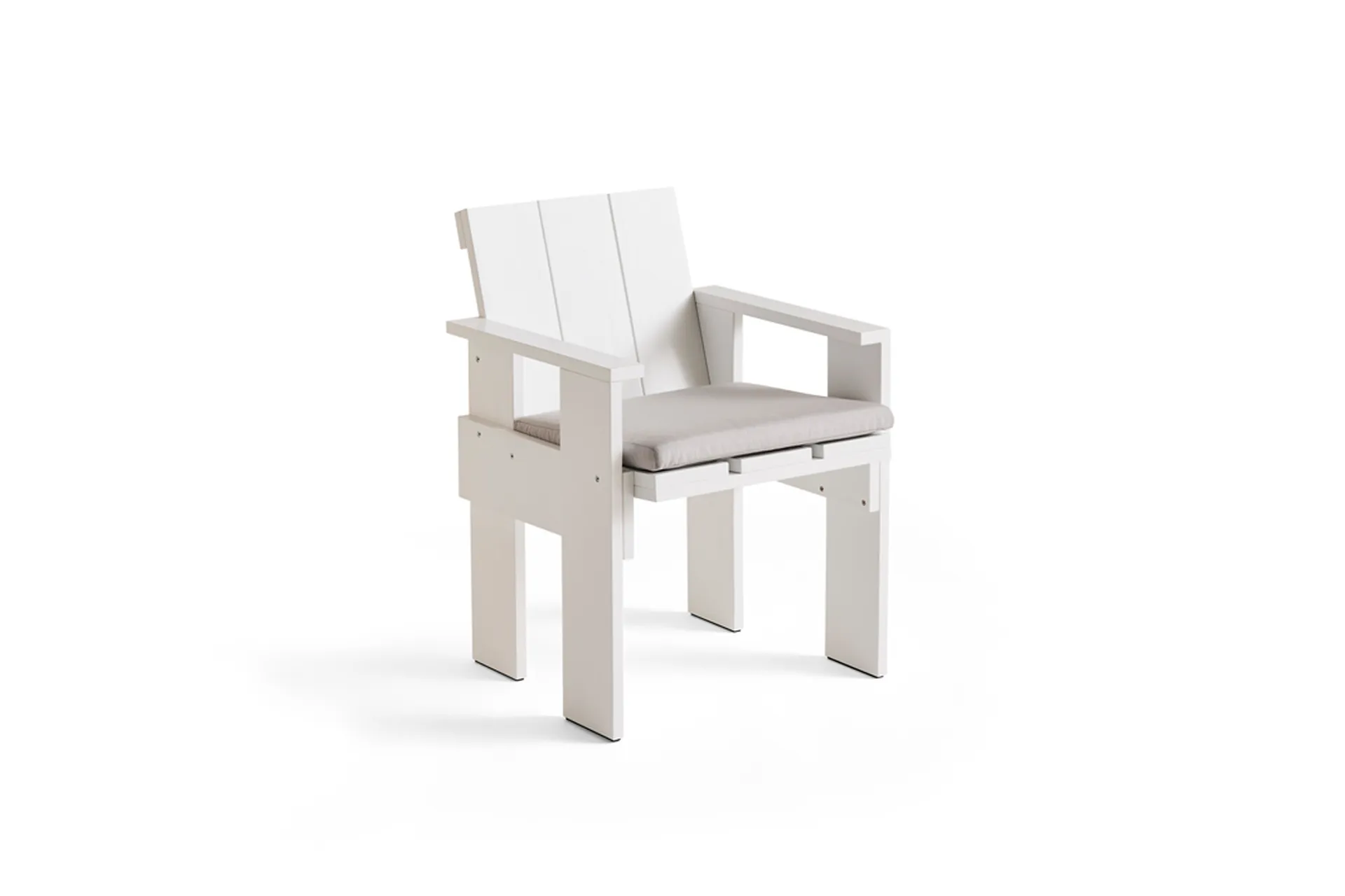 Crate Dining Chair karmstol, White HAY
