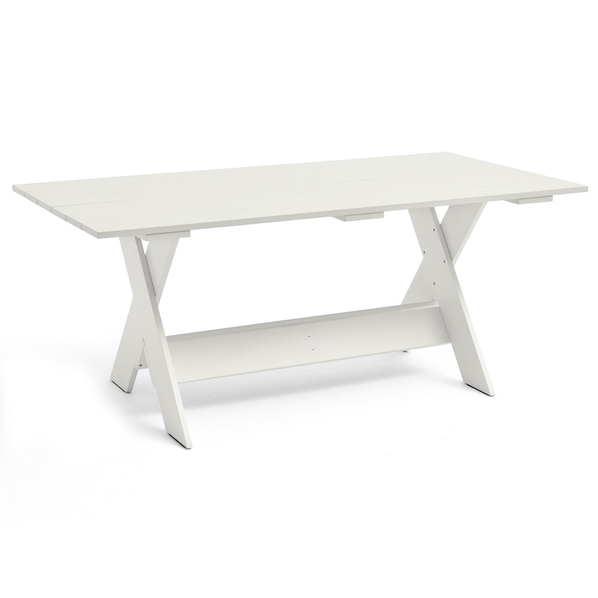 HAY Crate Dining Table bord 180x89,5 cm lackad furu White