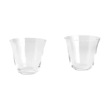 Curve Tumbler dricksglas 2-pack - Clear - HAY