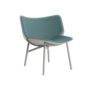 Dapper loungefåtölj - Aqua-dusty grey ek-grått stativ - HAY
