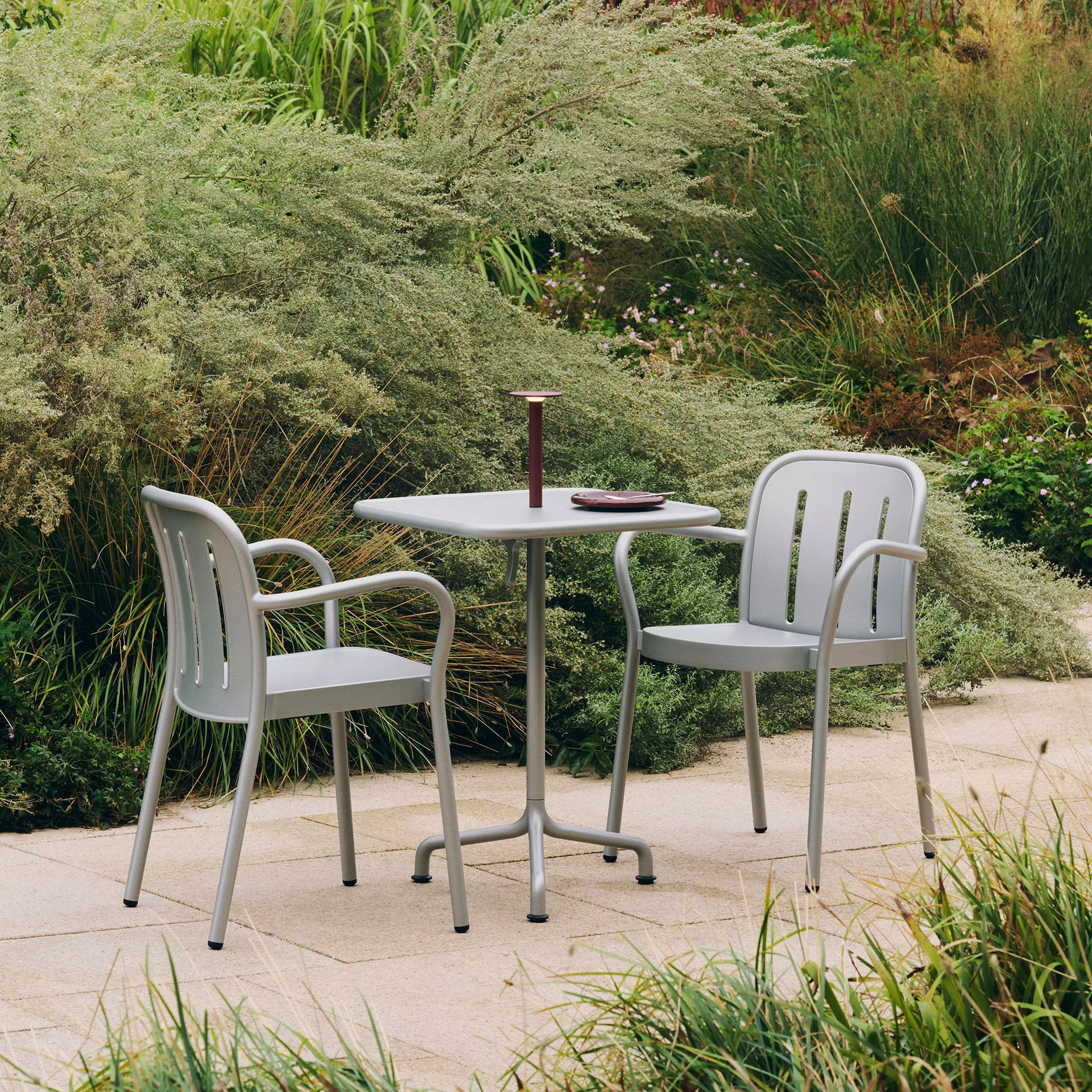 Deville bord 60x70x74 cm, Silver grey HAY