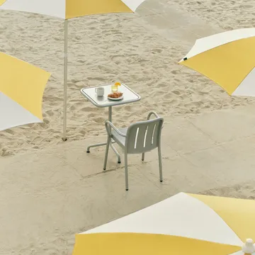 Deville bord - Silver grey, 60x70x74 cm - HAY