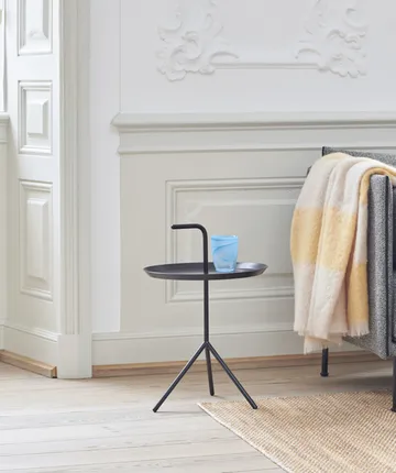 DLM sidobord Ø38 cm - Black - HAY