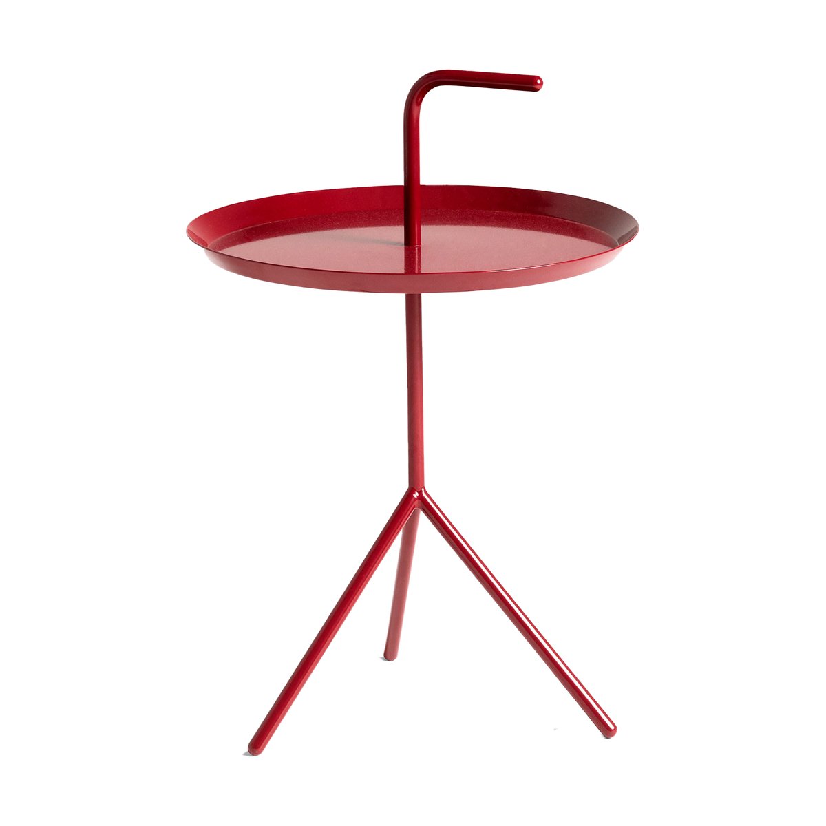 HAY DLM sidobord 38 cm Cherry red high gloss | Skandinavisk Design | Avlastningsbord & Sidobord | Röd