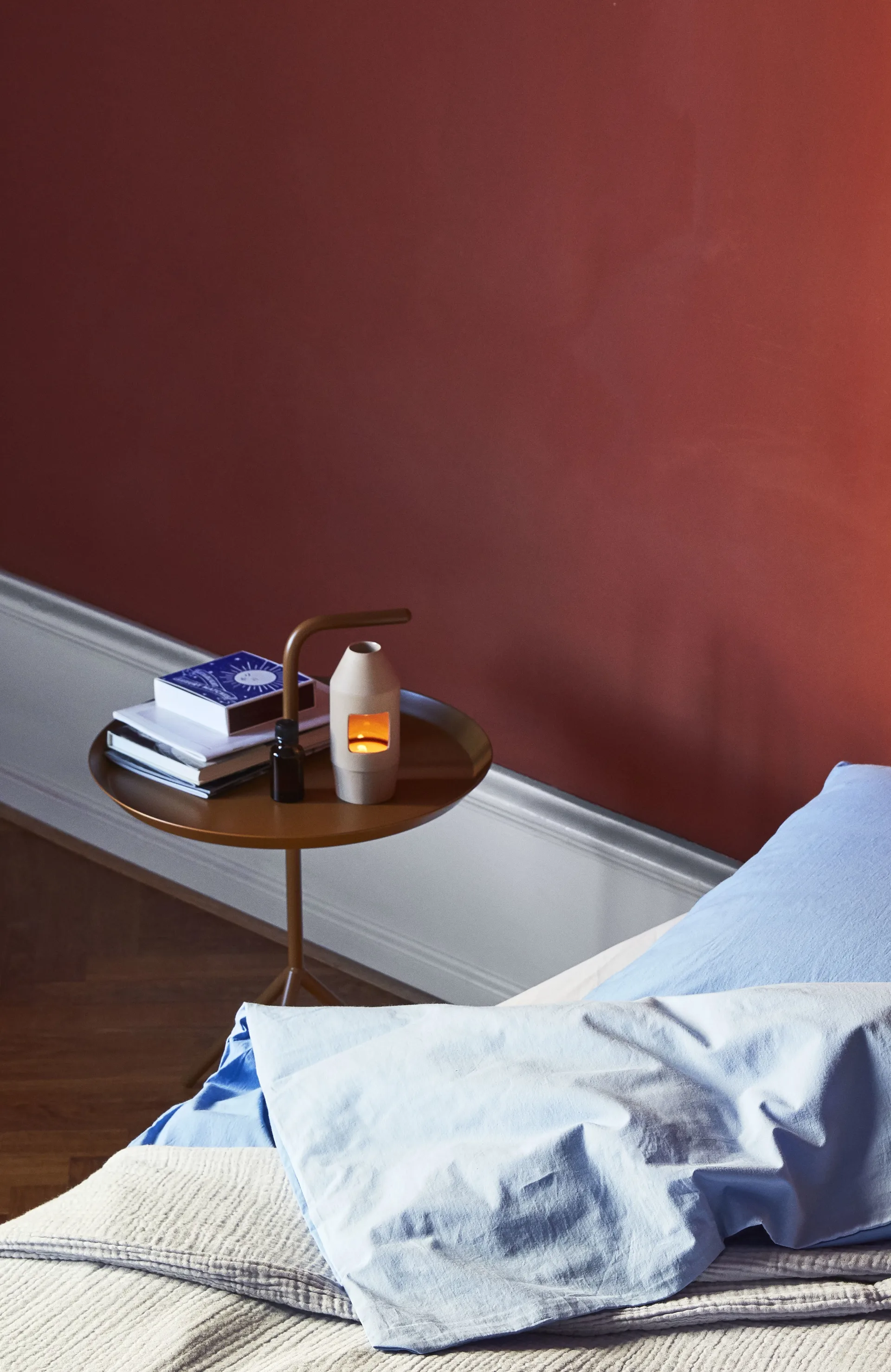 DLM sidobord Ø38 cm, Toffee HAY