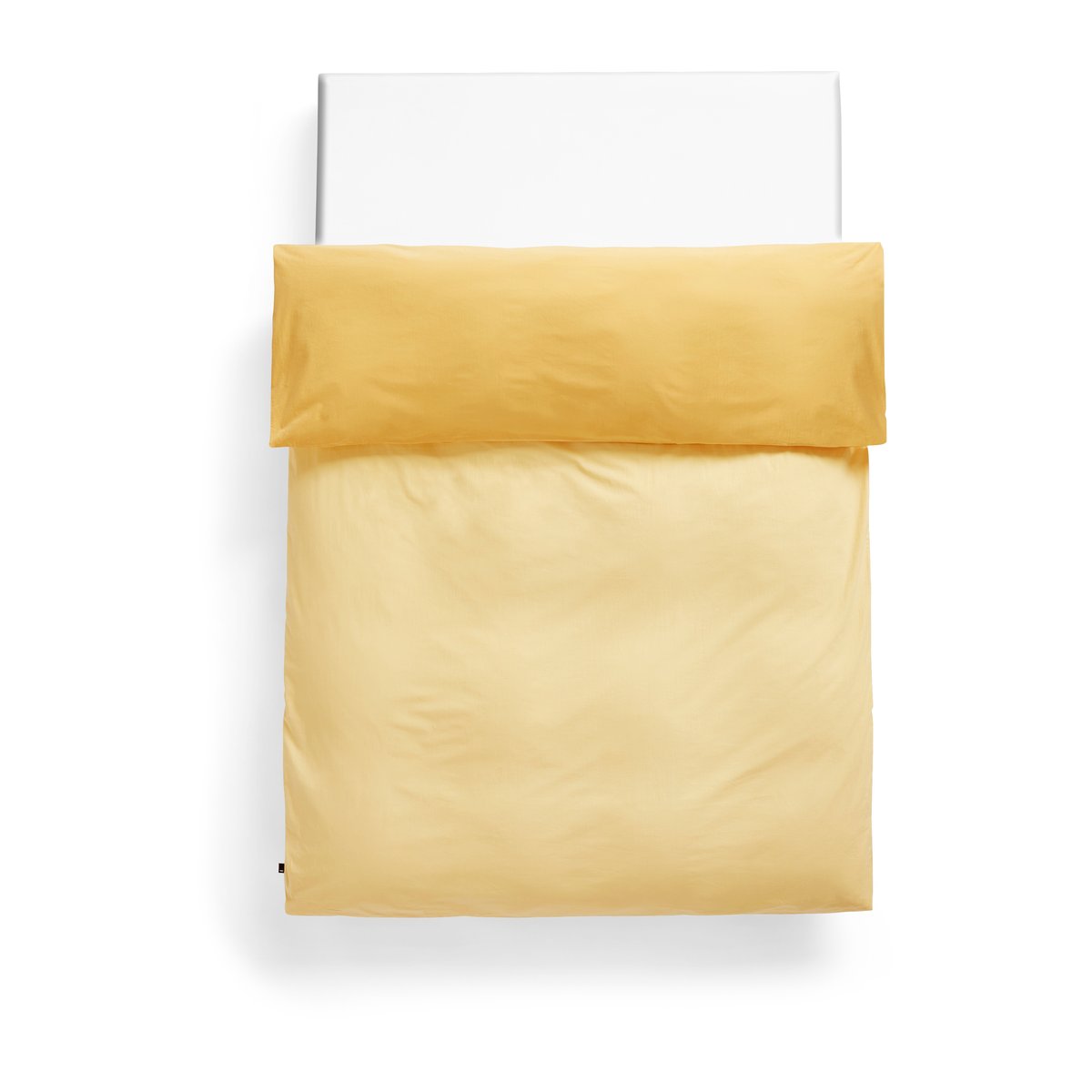 HAY Duo påslakan 150x210 cm Golden yellow | Skandinavisk Design | Påslakan | Gul