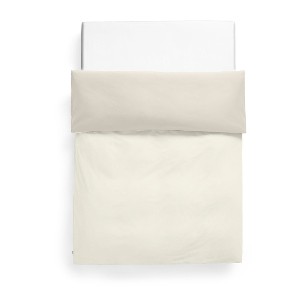HAY Duo påslakan 150x210 cm Ivory | Skandinavisk Design | Påslakan | Beige