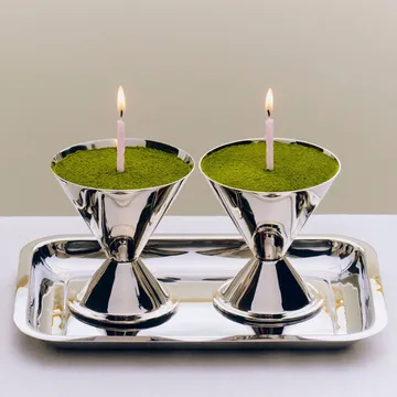 Essential Steel glasskål - Rostfritt stål, 10,5xØ10 cm - HAY