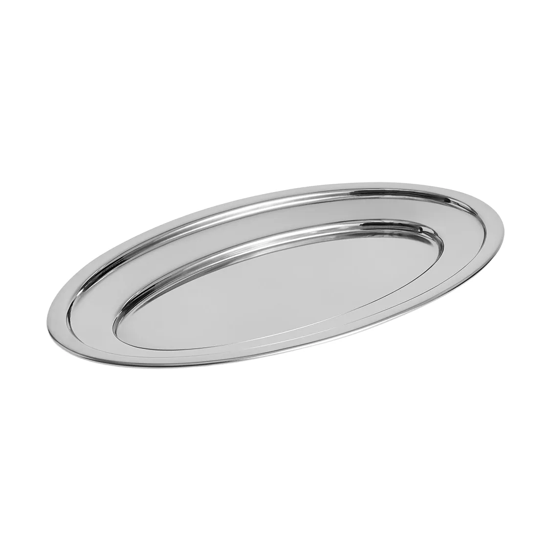 Essential Steel serveringsfat, Rostfritt stål, ovalt, medium
