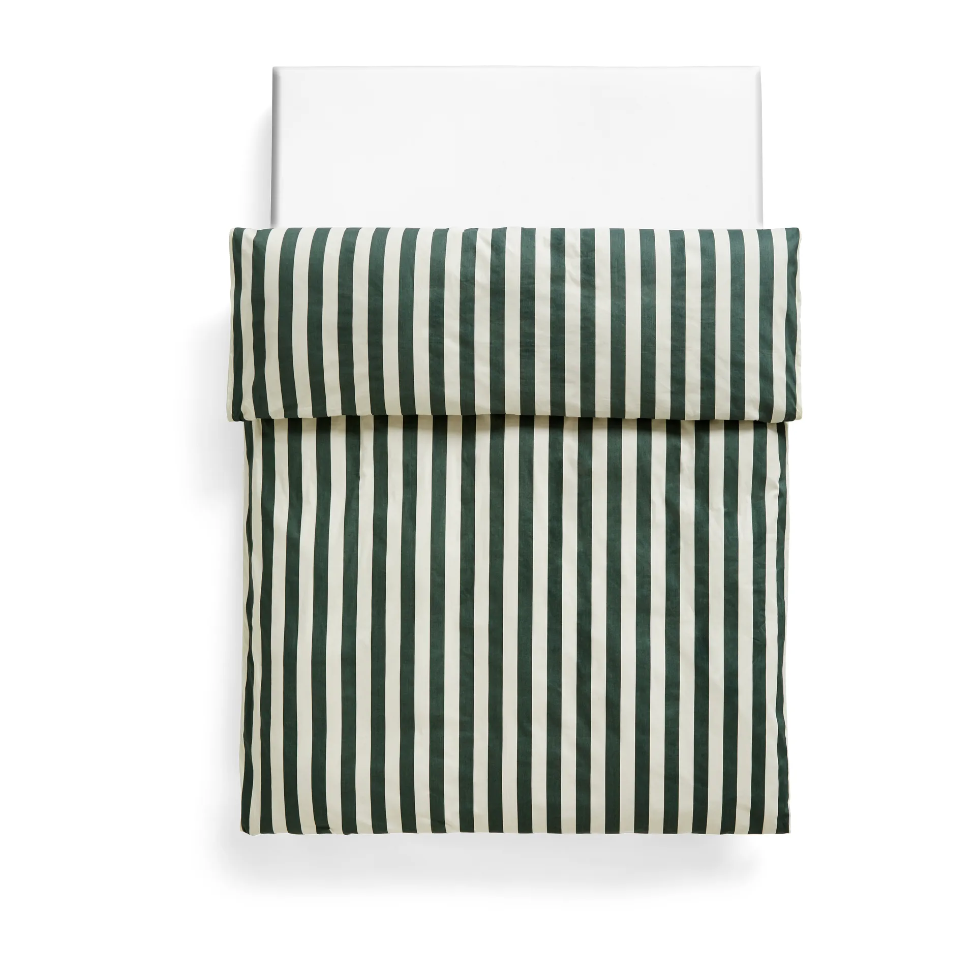 Été påslakan 150x210 cm, Dark green HAY