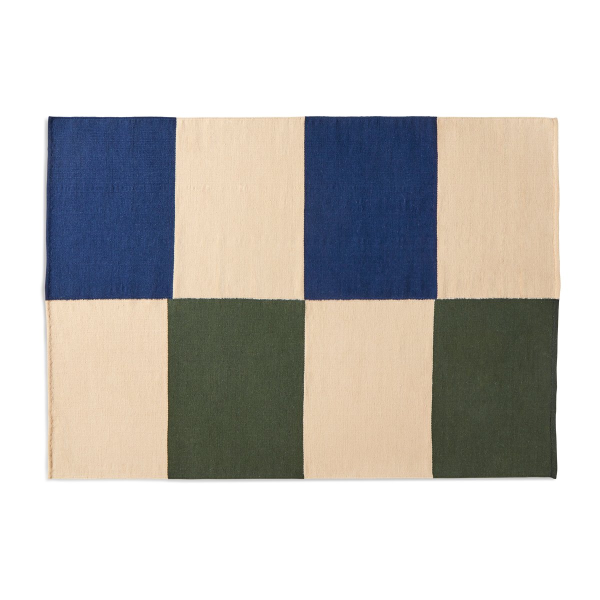 HAY Ethan Cook Flat Works matta 170x240 cm Peach green check