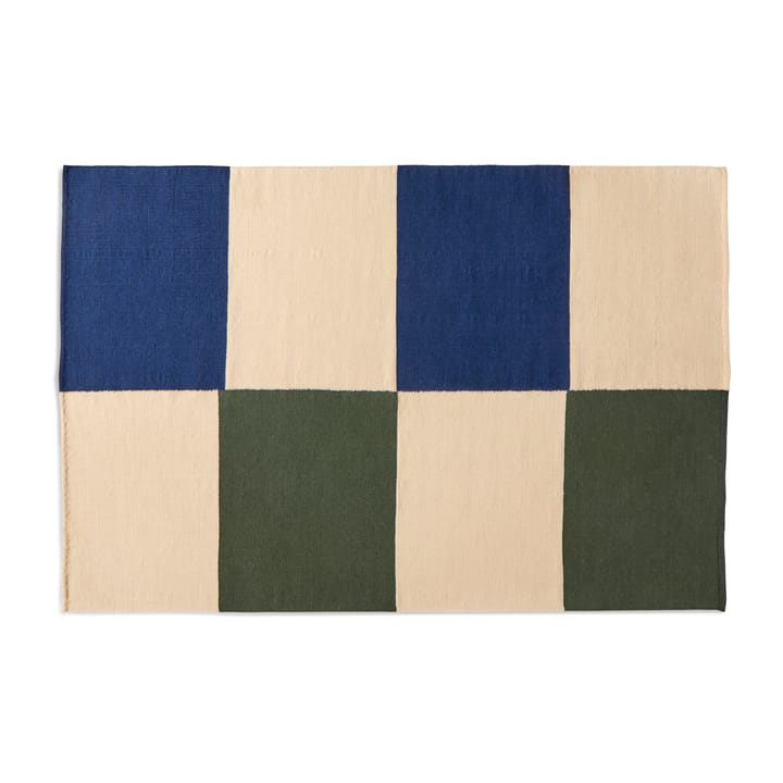 Ethan Cook Flat Works matta 200x300 cm - Peach green check - HAY