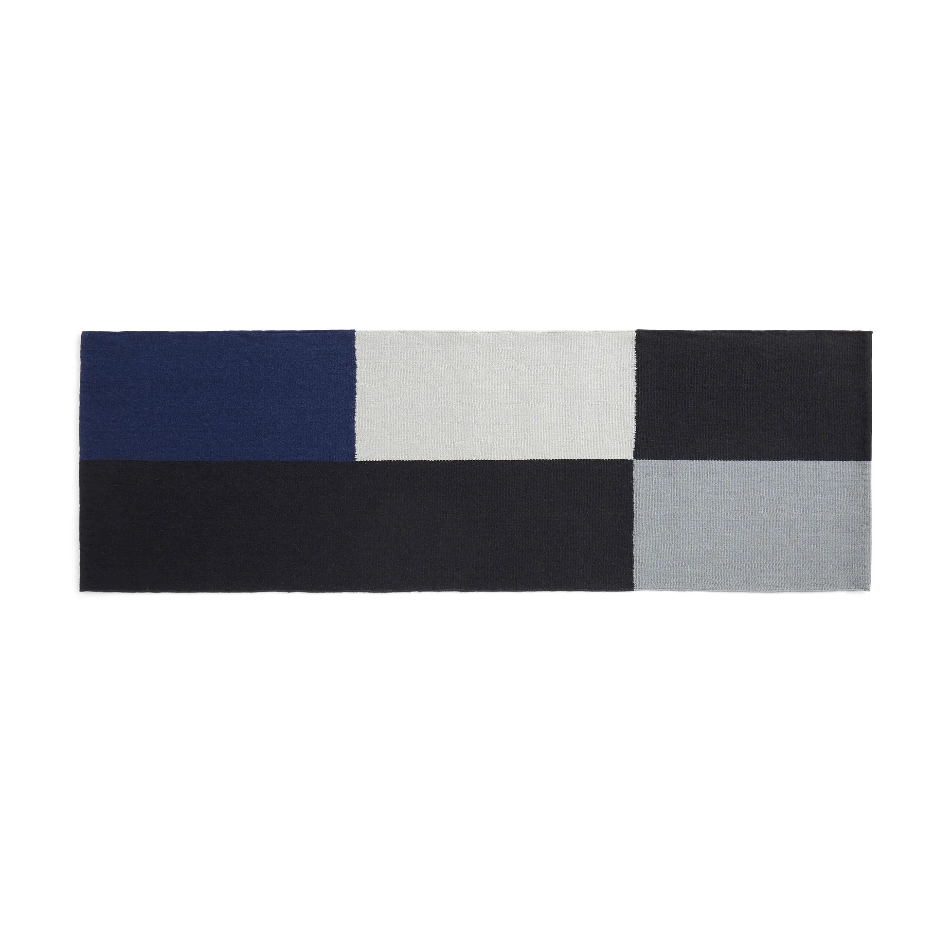 Ethan Cook Flat Works matta 80x250 cm, Black-blue HAY