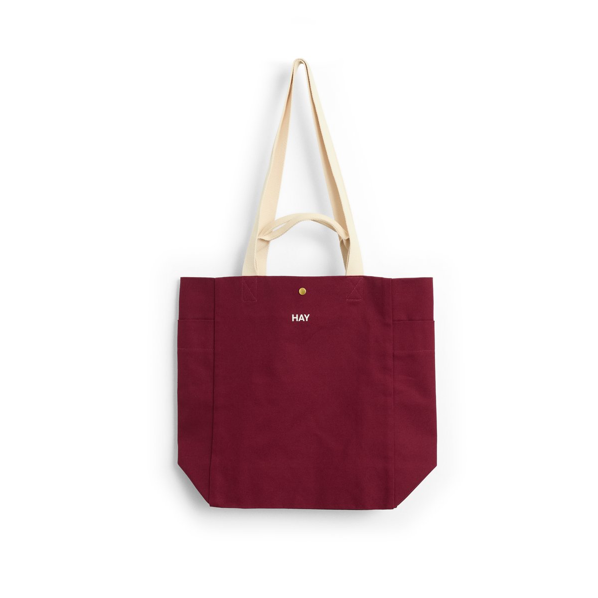 HAY Everyday Tote Bag väska Burgundy | Skandinavisk Design | Förvaringskorgar | Röd