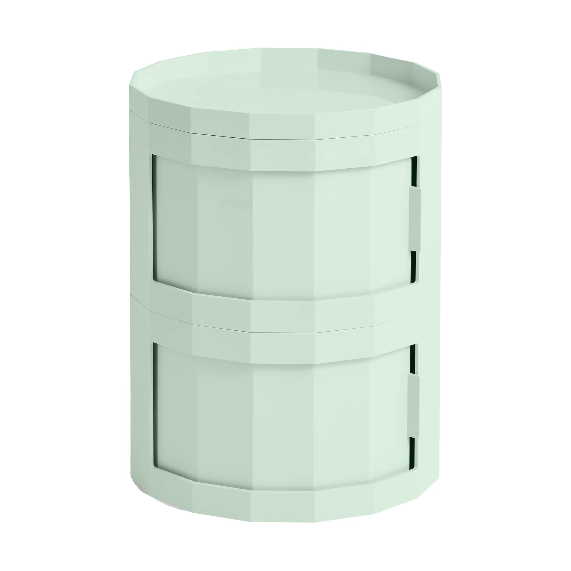 Facet Cabinet 20 sidobord, Soft mint HAY