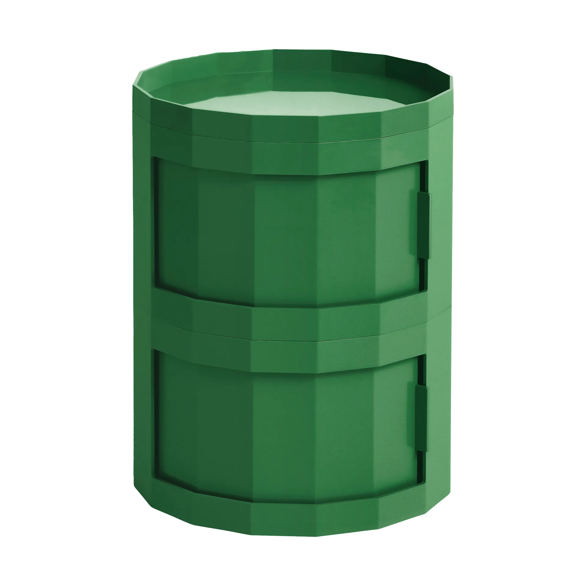 Facet Cabinet 20 sidobord, Spinach green HAY