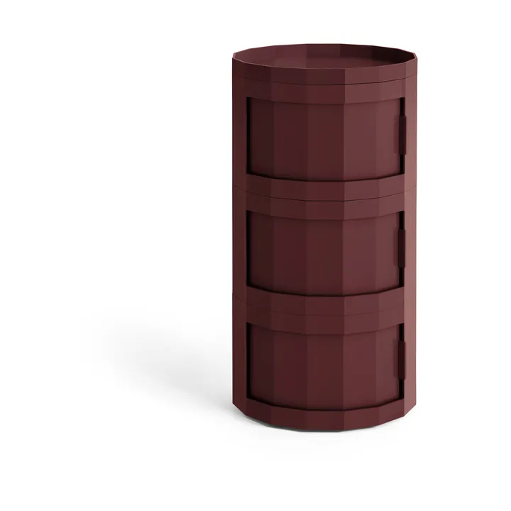 Facet Cabinet 30 sidobord - Burgundy - HAY