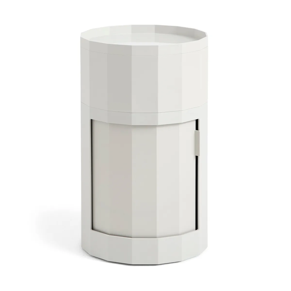 HAY Facet Cabinet high sidobord 66 cm Eggshell