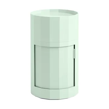 Facet Cabinet high sidobord med fötter-hjul 66 cm - Soft mint - HAY