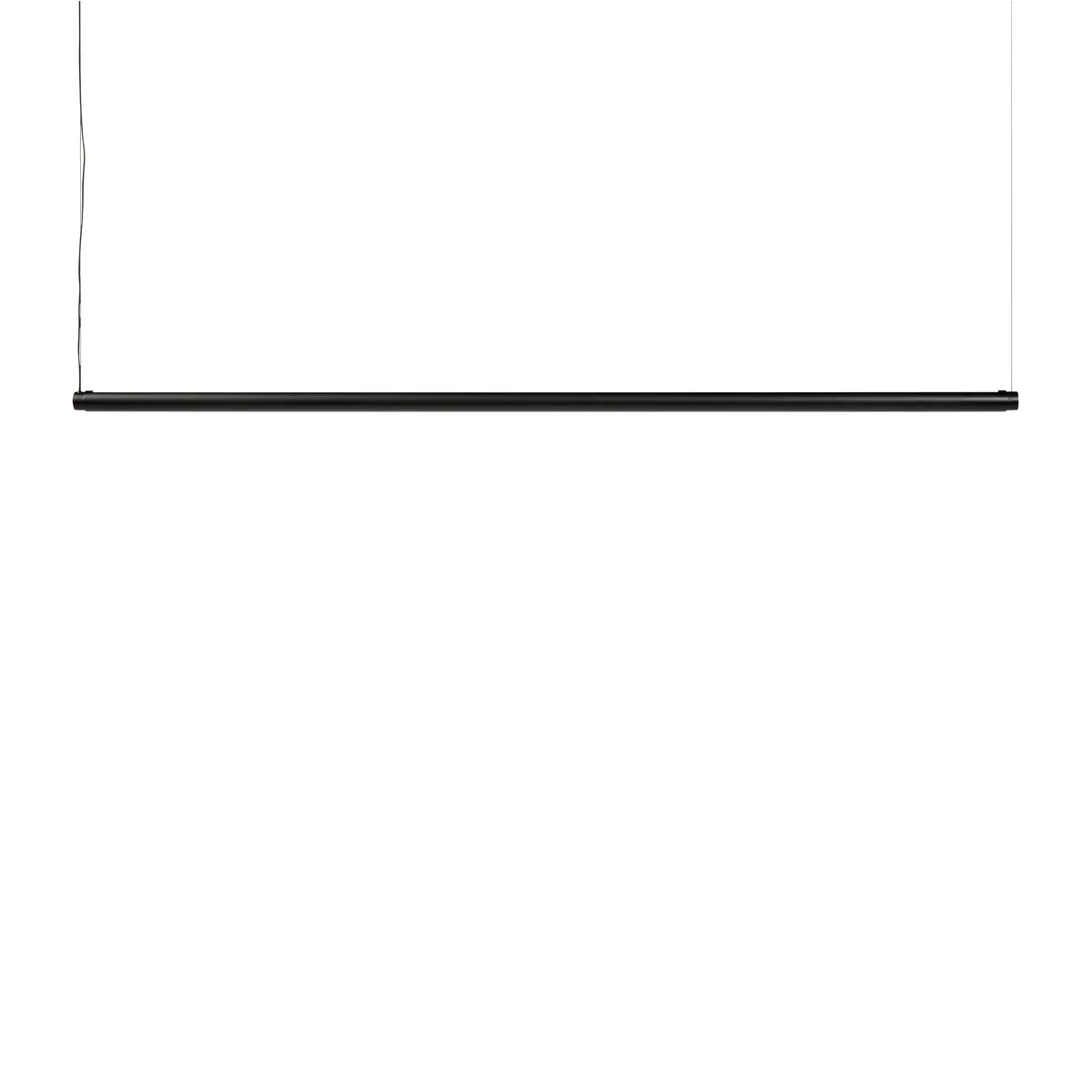 HAY Factor Linear Suspension taklampa 1500 Diffused Clear anodised aluminium