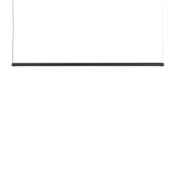 Factor Linear Suspension taklampa 1500 Diffused - Soft black - HAY