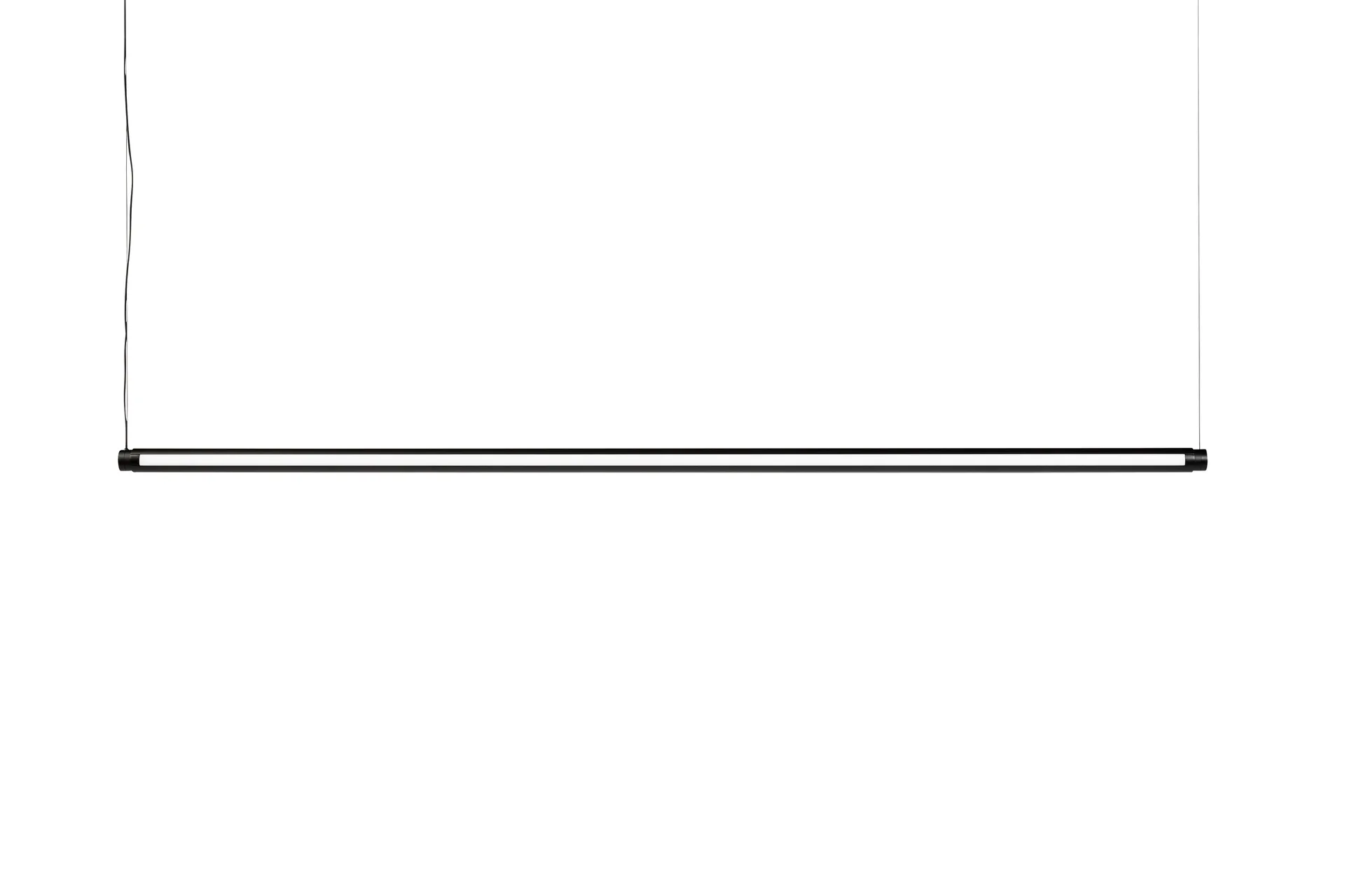 Factor Linear Suspension taklampa 1500 Diffused, Soft black HAY