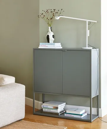 Fifty-Fifty Mini bordslampa - Ash grey - HAY