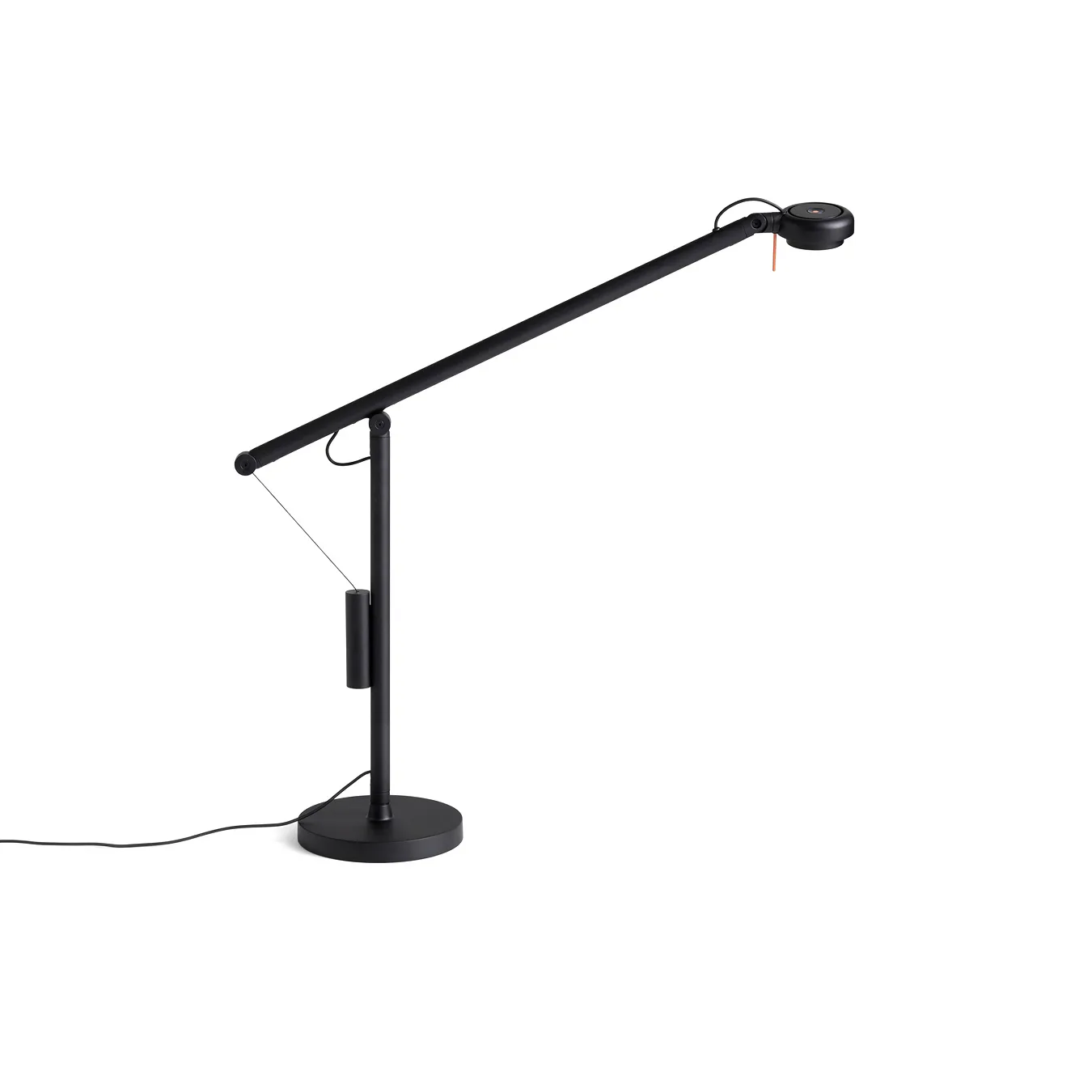 Fifty-Fifty Mini bordslampa, Soft black HAY