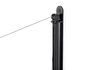 Fifty-Fifty vägglampa - Soft black - HAY